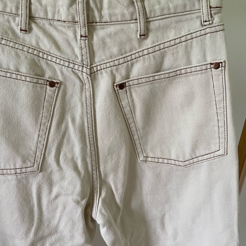 Reformation Cowboy High Rise Straight Jeans in Almond - 29 - Picture 5 of 6
